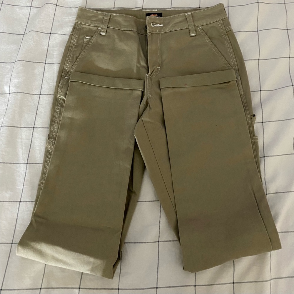 Women’s tan Dickies straight pants
